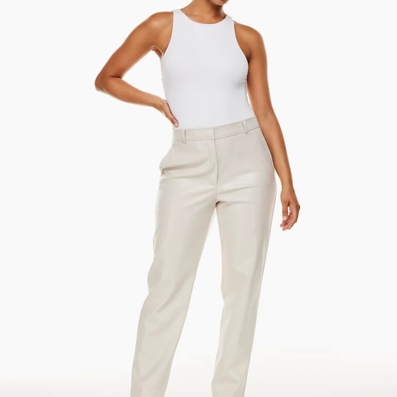Aritzia - Babaton Command Pant, SZ 10, Matte Pearl, no tags but never worn. - Picture 4 of 4